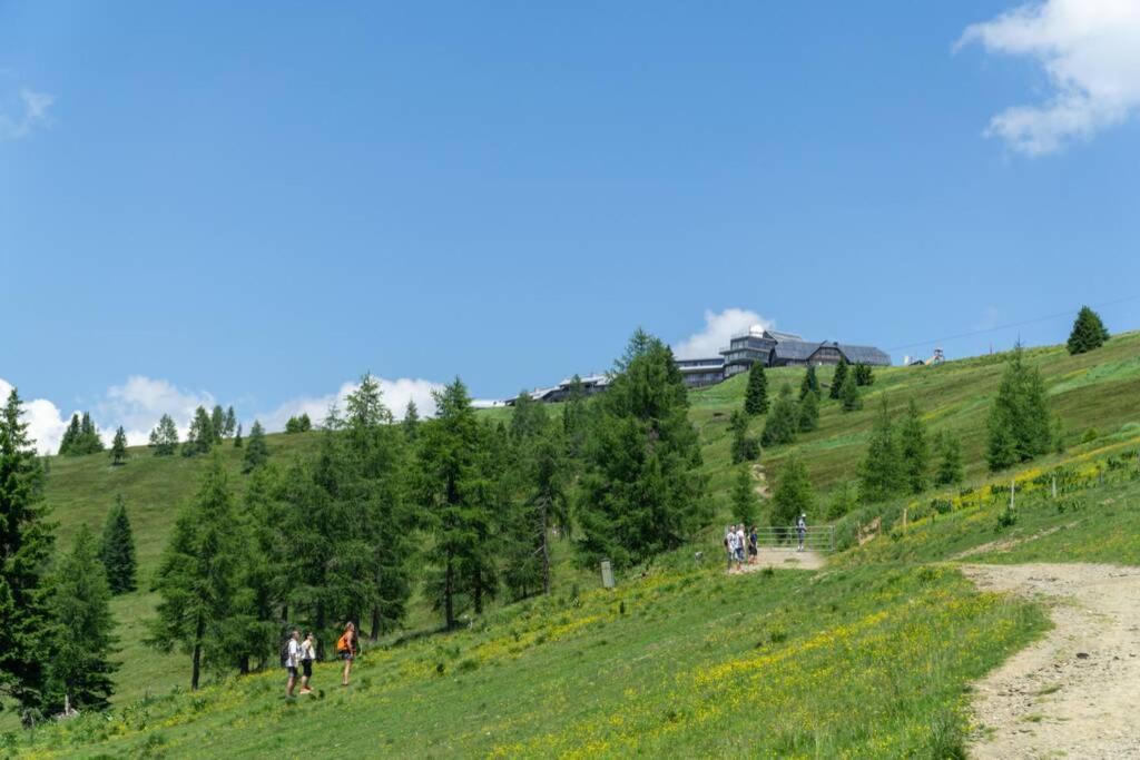 Hundefreundliche Bergwohnung Neben Der Skipiste - Mittelstation Skigebiet Gerlitzen Kanzelhohe المظهر الخارجي الصورة