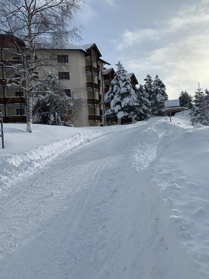Hundefreundliche Bergwohnung Neben Der Skipiste - Mittelstation Skigebiet Gerlitzen Kanzelhohe المظهر الخارجي الصورة