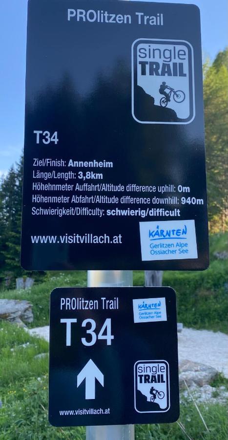 Hundefreundliche Bergwohnung Neben Der Skipiste - Mittelstation Skigebiet Gerlitzen Kanzelhohe المظهر الخارجي الصورة