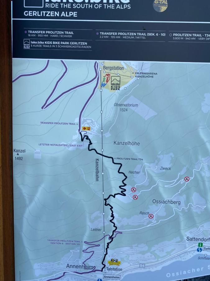 Hundefreundliche Bergwohnung Neben Der Skipiste - Mittelstation Skigebiet Gerlitzen Kanzelhohe المظهر الخارجي الصورة